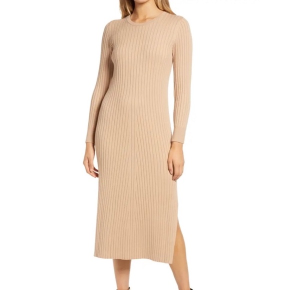 NWT WAYF x BFF Hollie Long Sleeve Sweater Dress S - Picture 2 of 9